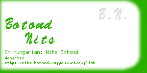 botond nits business card